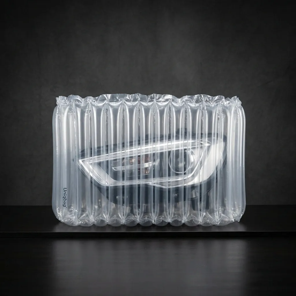 Car headlight in UNIQBAG protective packaging